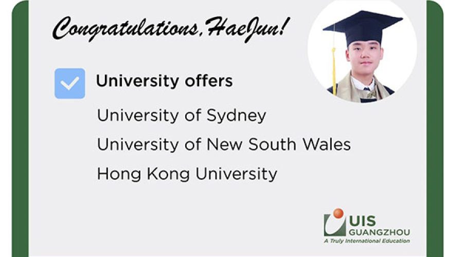 University Offers | Well done, HaeJun ! (June 2023)