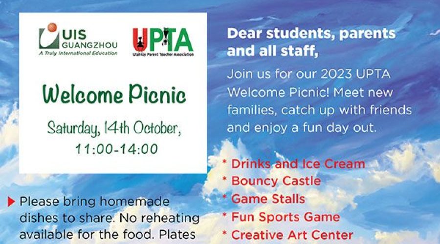 You’re invited to join Welcome Picnic-14th October 2023 !