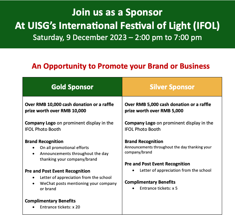 International Festival of Light (IFOL) - December 9th 2023