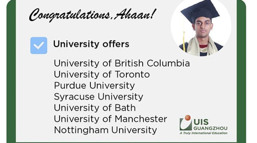 University Offers | Well done, Ahaan ! (May 2023)