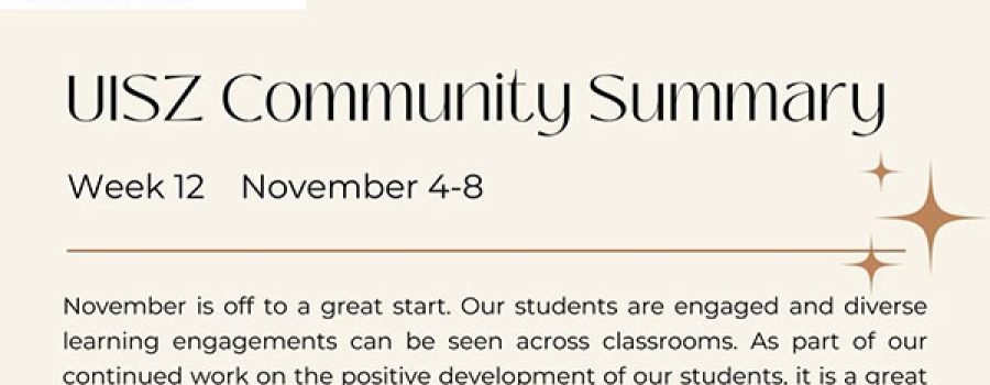 Community Summary丨UISZ 12th weekly summary