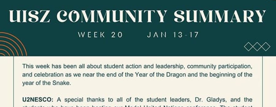 Community Summary丨UISZ 20th weekly summary